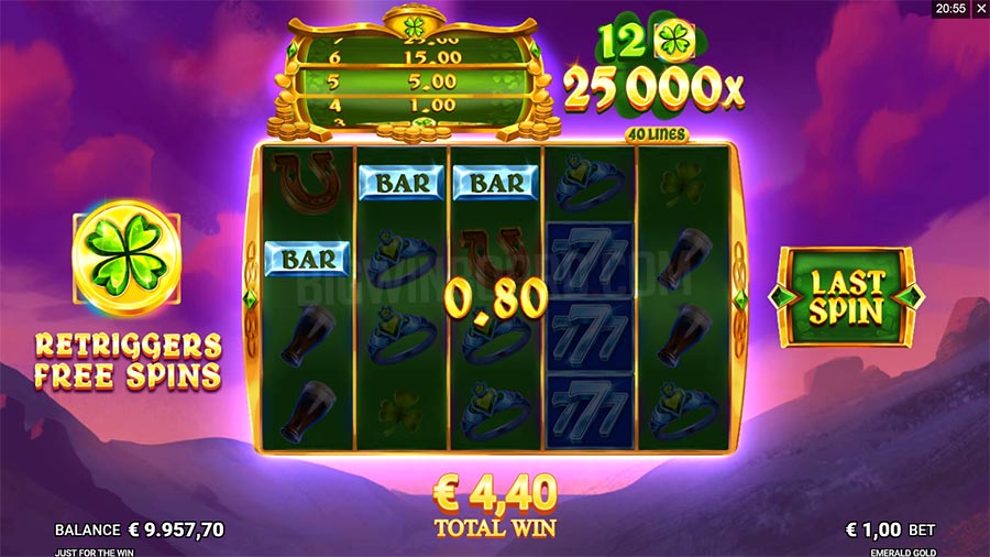 emerald gold slot